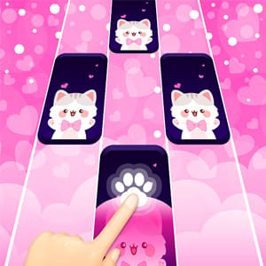 Cat Tiles Cute Piano Game