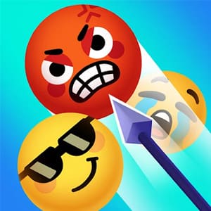 Emoticon Arrow Shoot Gameplay | Emoji Arrow Shooting Game