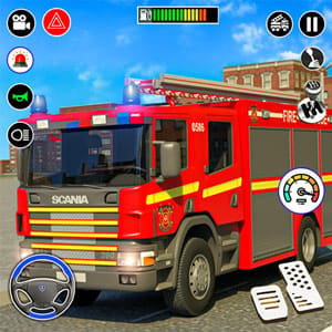 Fire Truck Simulator Rescue