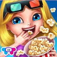 Kids Movie Night - Popcorn & Soda Part 1 - Best App Games For Kids - TabTale