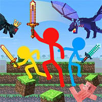 Stickman Combat: Craft War GAMEPLAY Levels 1-4 (Android, IOS) | Early Access