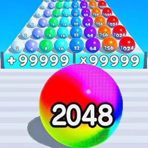 Ball Run 2048: merge number