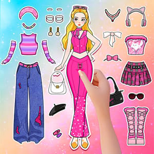 DIY Paper Doll Dress Up