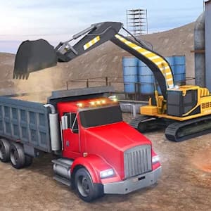 Excavator Crane Driving Sim