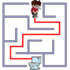 Maze Escape: Toilet Rush