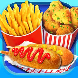 Street Fry Foods Cooking Games