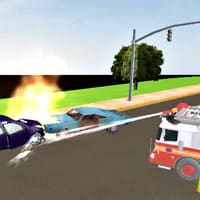 City Rescue Fire Truck Games