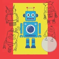 Coloring Book: Robot