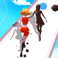 Girl Run Beauty 3d