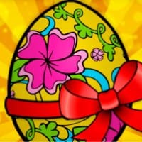 Handmade Easter Eggs Coloring Book