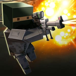 Mineblock Gun Shooting