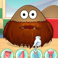 Pou Shave Time