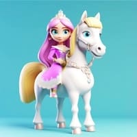 Princess Fairytale Pony Grooming