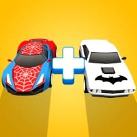 Superhero Car Merge Master